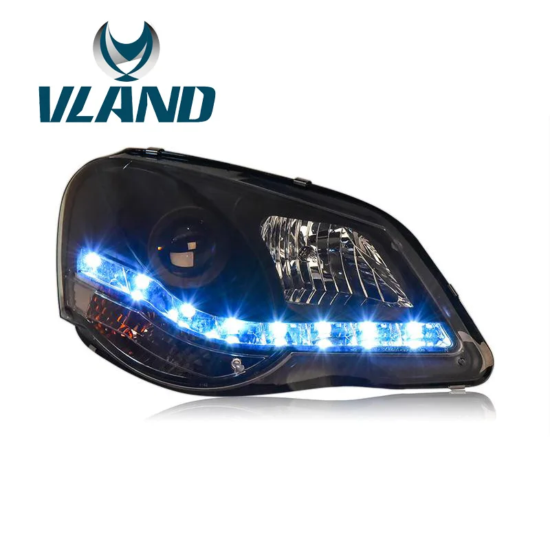 Автомобильная лампа VLAND для POLO 2005 2006 2007 2008 2009 2010 2011 светодиодная H7 биксеноновый