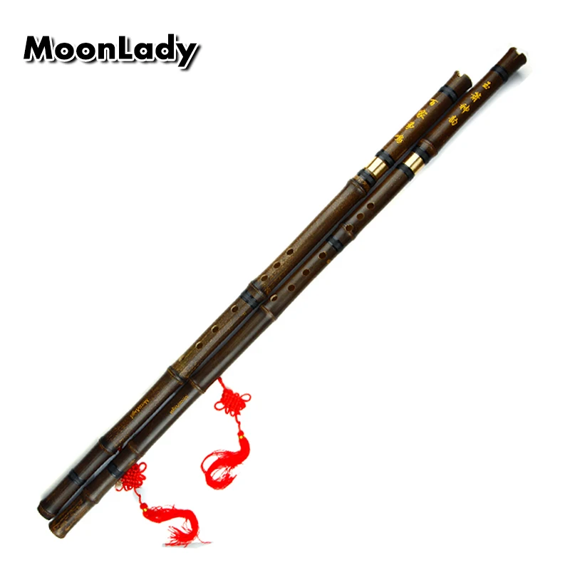 Китайский Традиционная флейта 2-section Xiao Key F/G ручной бамбуковый духовой инструмент 8 отверстий легко носить с собой