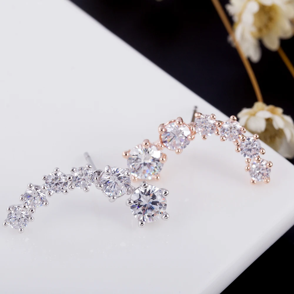 17KM-1-Pairs-Silver-Color-Stars-Element-Crystal-Earrings-Ear-Hook-For-Women-Girl-Stud-Earrings (2)