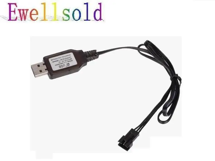 

Ewellsold 6.4V USB charger SM 3P plug for 6.4V li-ion battery 2pcs/lot