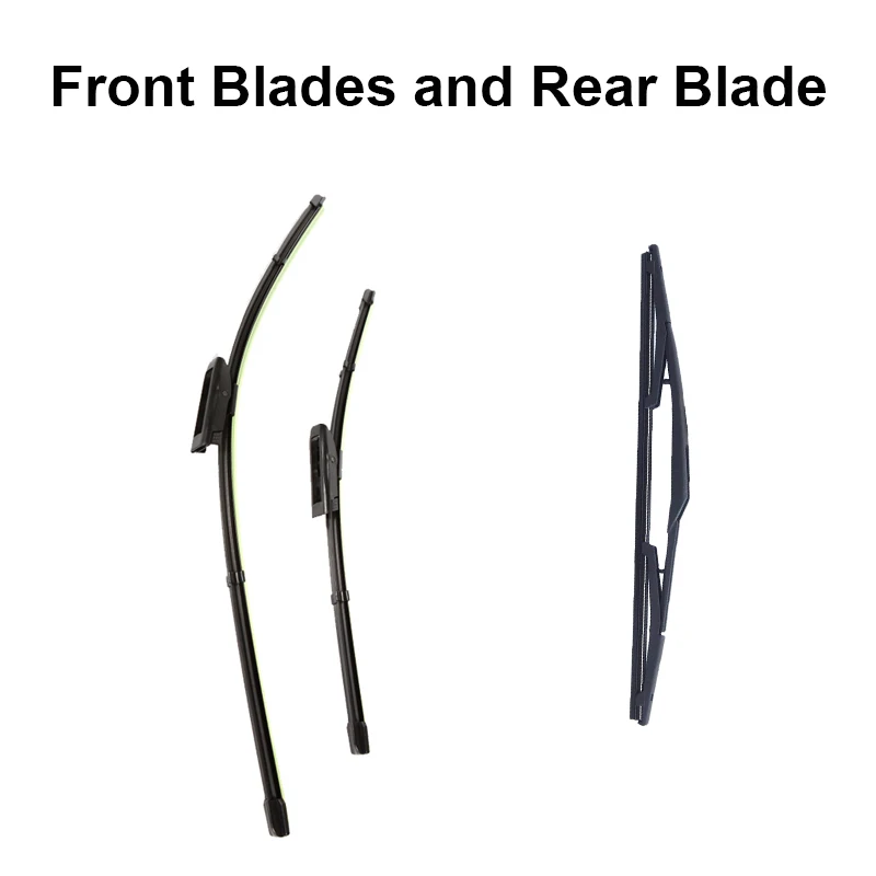 Front and Rear REFRESH Щетки стеклоочистителя для Peugeot Bipper Fit Bayonet Arms 2008 2009 2010 2011 2012 2013 - Цвет: Front and Rear