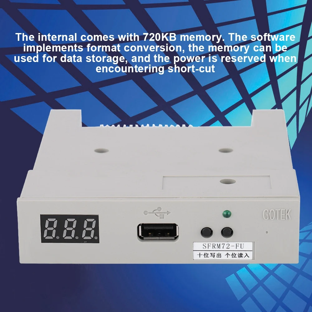 720кб SFRM72-FU USB SSD дисковод эмулятор с 720K дисковод ABS