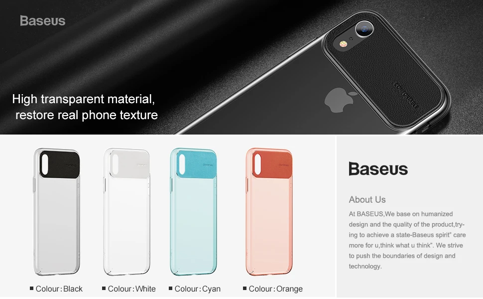 Чехол для телефона Baseus для iPhone Xs Max, Xr, X, S, R, Xsmax, Роскошный ультра тонкий чехол из искусственной кожи, чехол-накладка для iPhone X, Max, Fundas