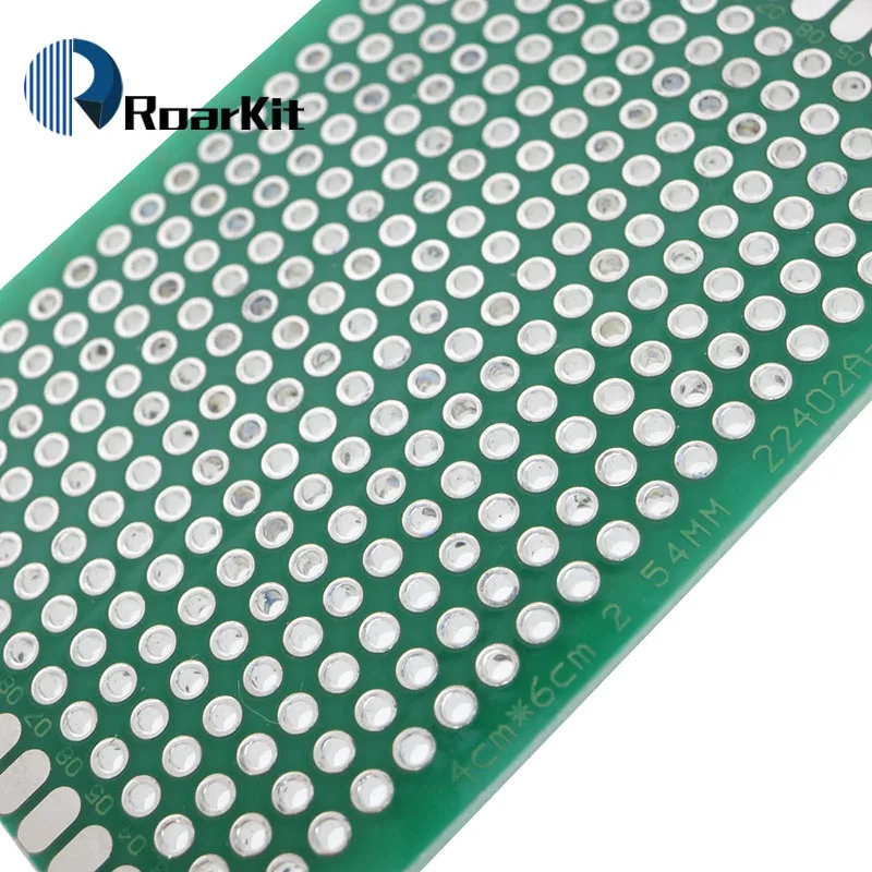 10 шт. 4x6 см Прототип PCB 4*6 панель с двойным покрытием/Луженая ПП универсальная