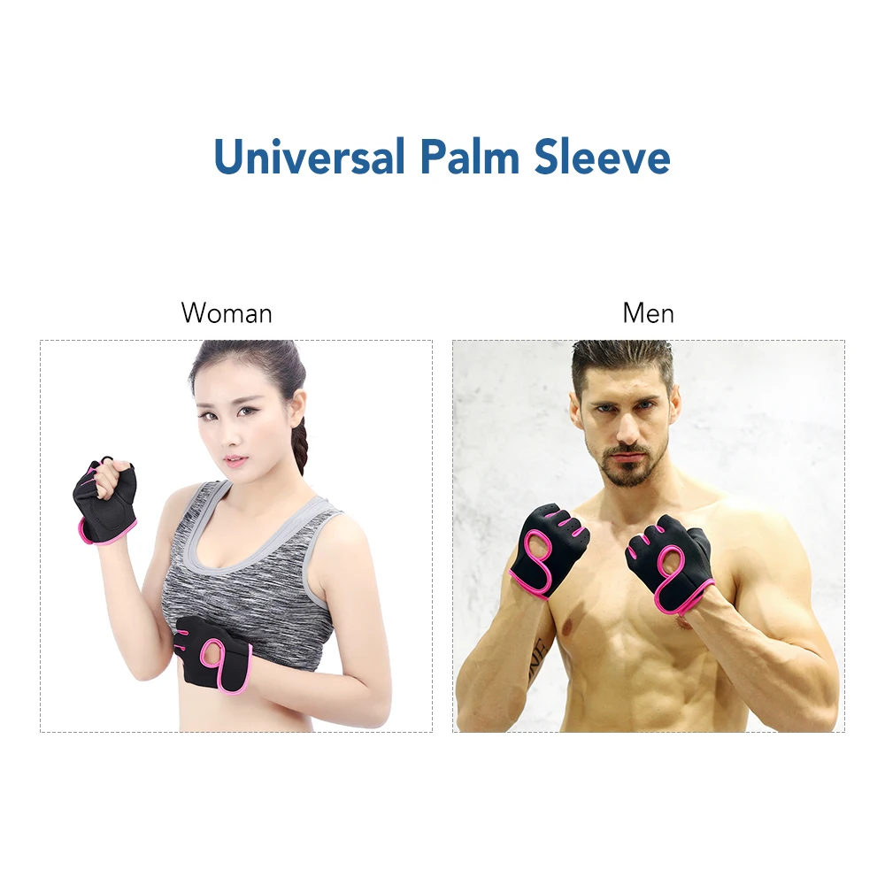 2pcs Gym Gloves Heavyweight Sports Exercise Weight Lifting Gloves Body Building Training Sport Fitness Gloves for Fiting Cycling