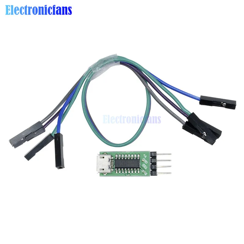 5 в 3 В 500 мА CH340C Micro USB для TTL последовательный порт ISP модуль загрузки замена CH340G CH340T
