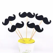 5 шт. г-н галстук джентльмена шляпа торт Топпер кекс топперы фрукты зубочистки выпечки поставок День рождения торт флаги DIY украшения
