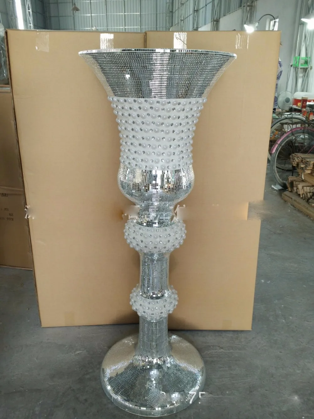 

Novelty Set auger floor vase of the living room hotel KTV decorative big size vase