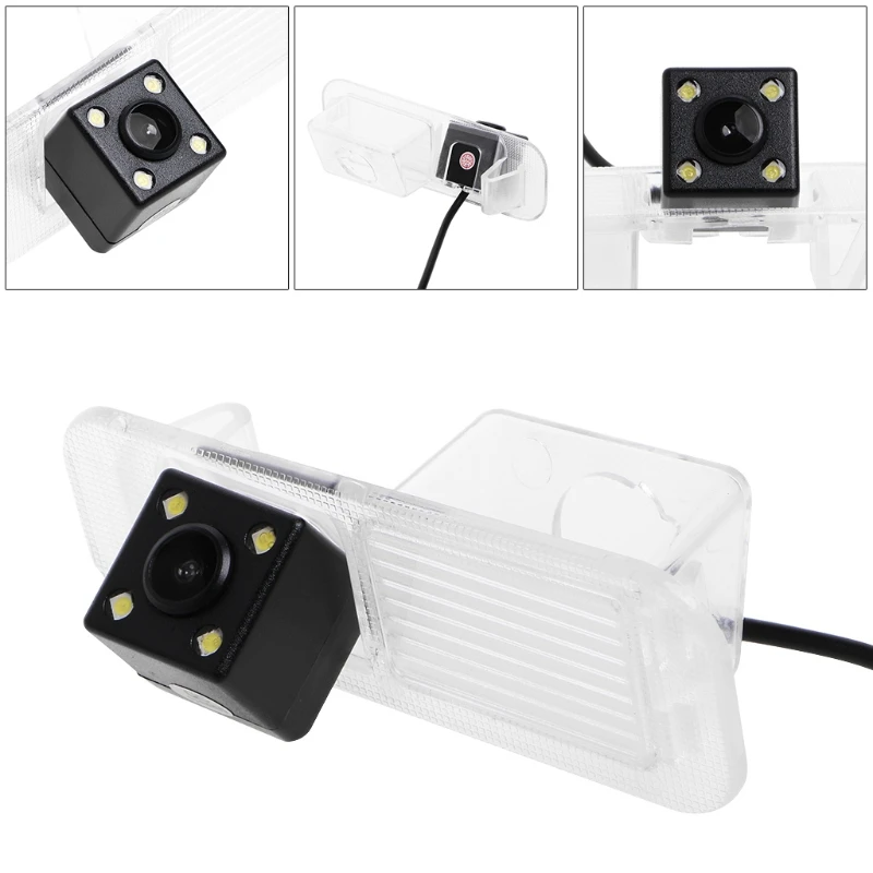 

Night Vision 4 LED CCD Car Reverse Rearview Backup Camera Parking For KIA Rio 2007-2011 K2 Sedan dropshipping