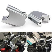 ЧПУ Серебро Мотоцикл аксессуары F 800 GS алюминиевая рукоятка из сплава подъемный комплект движется бар до для BMW 2008- F800GS