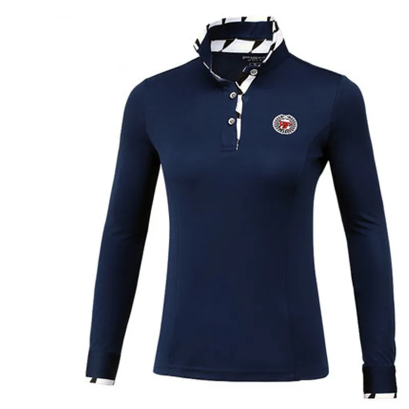 women's long sleeve golf polo shirts