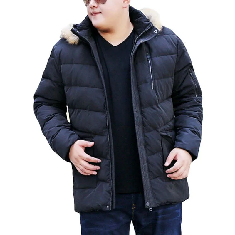 MFERLIER осень зима толстые куртки 6XL 7XL 8XL 9XL 10XL большой размер Теплые повседневные зимние пальто с длинным рукавом