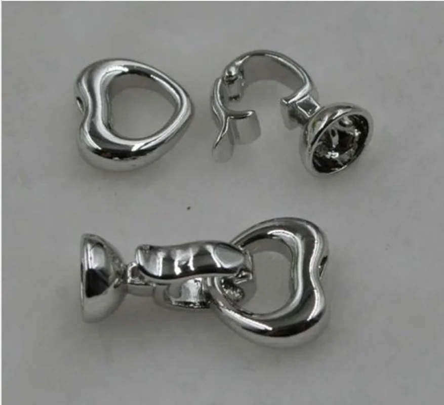 AAA-Wholesale-50-pcs-7-5-13-20mm-luster-LOVE-shape-clasp-silver-color-L2378 AAA-Wholesale-50-pcs-7-5-13-20mm-luster-LOVE-shape