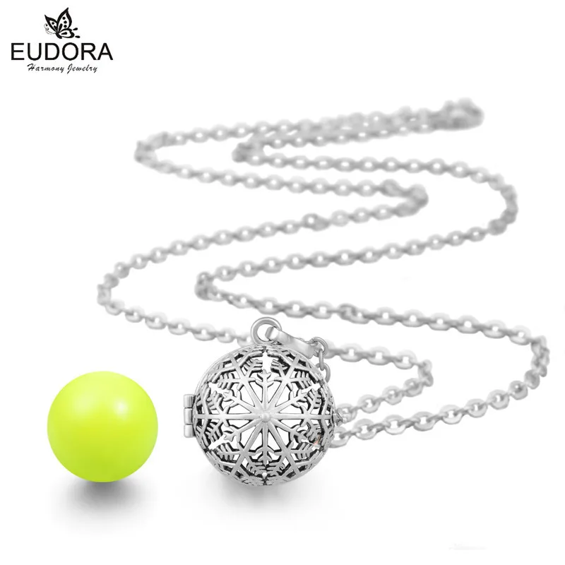 Voroco conjunto de copos de nieve de plata esterlina 925 Cadena Larga Cuelgan Fit Pulsera Charms