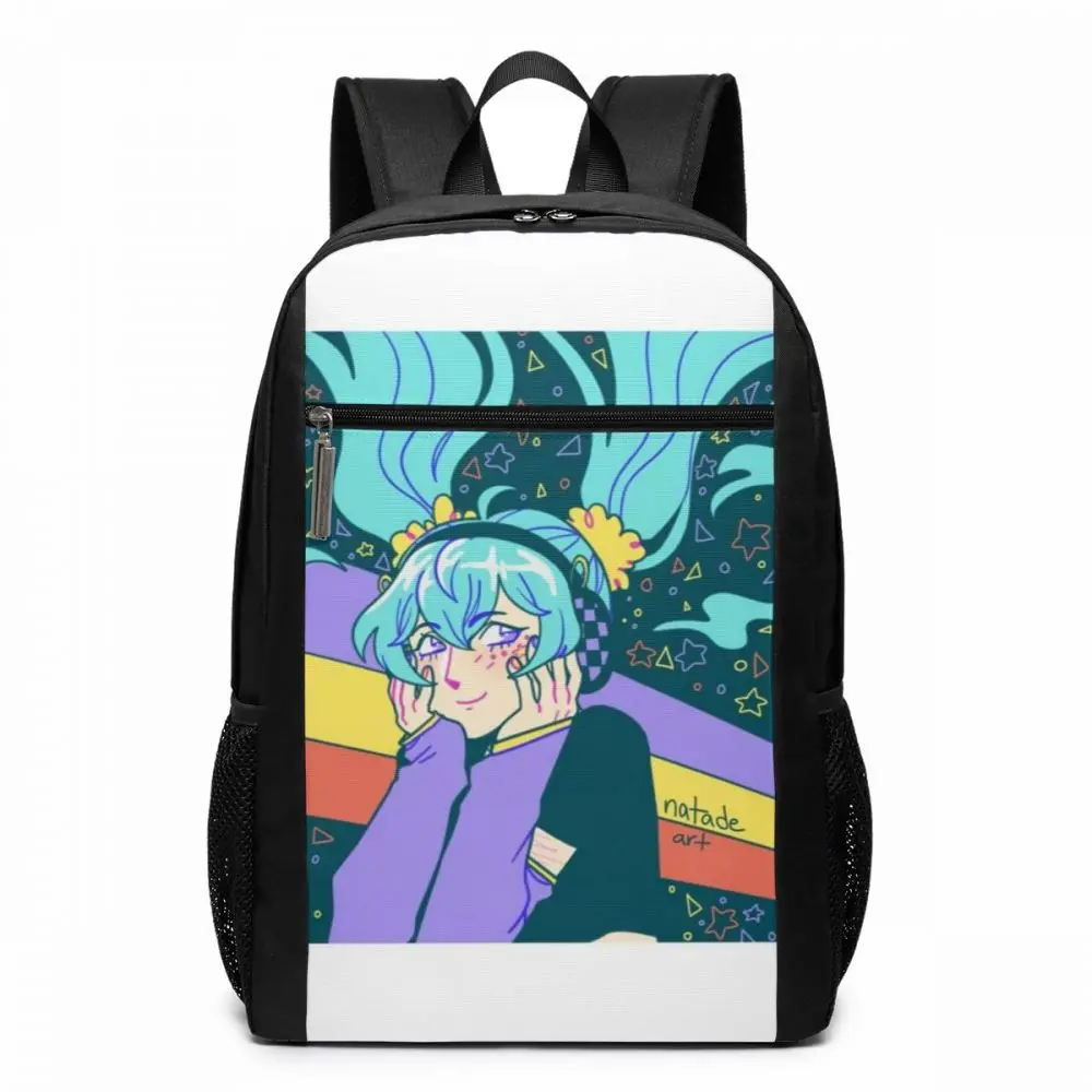 Miku Hatsune рюкзак рюкзаки с Мику Мужская Женская Подростковая сумка