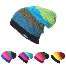 Для мужчин женщин зимняя шапка Вязание шерстяная шапочка женский повседневное открытый маска Лыжный кепки s толстые теплые Шап