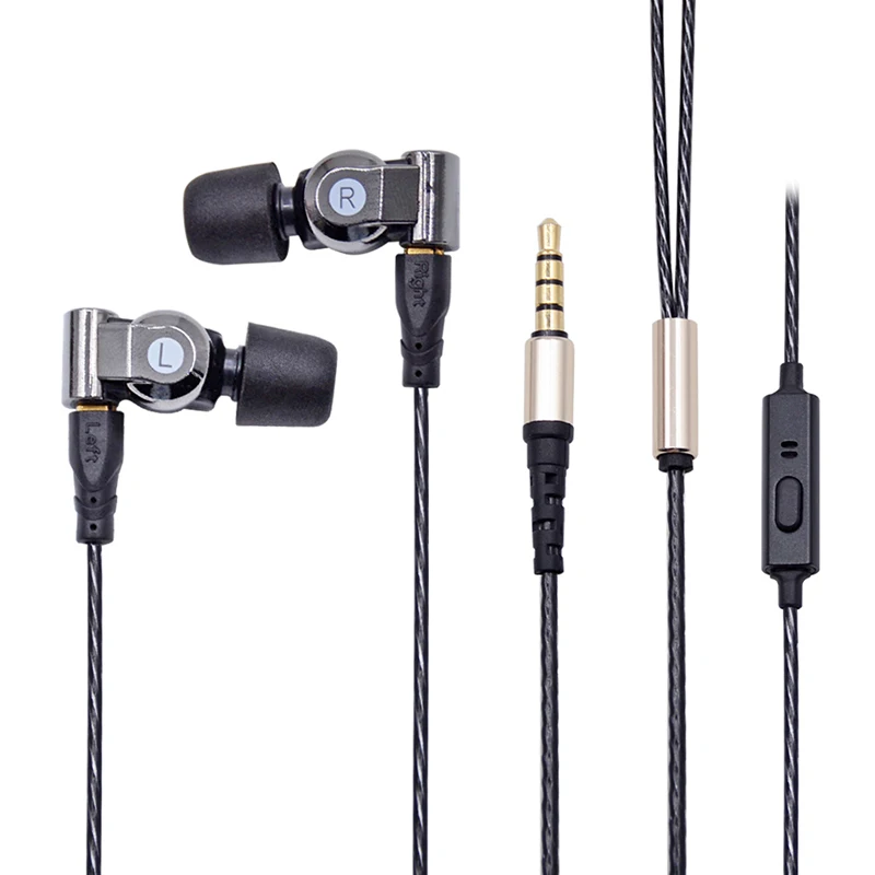 

Original SENFER XBA 6in1 1DD+2BA Hybrid 3 Drive Unit In Ear Earphone HIFI Earphone With MMCX Interface Headsets for phones PC