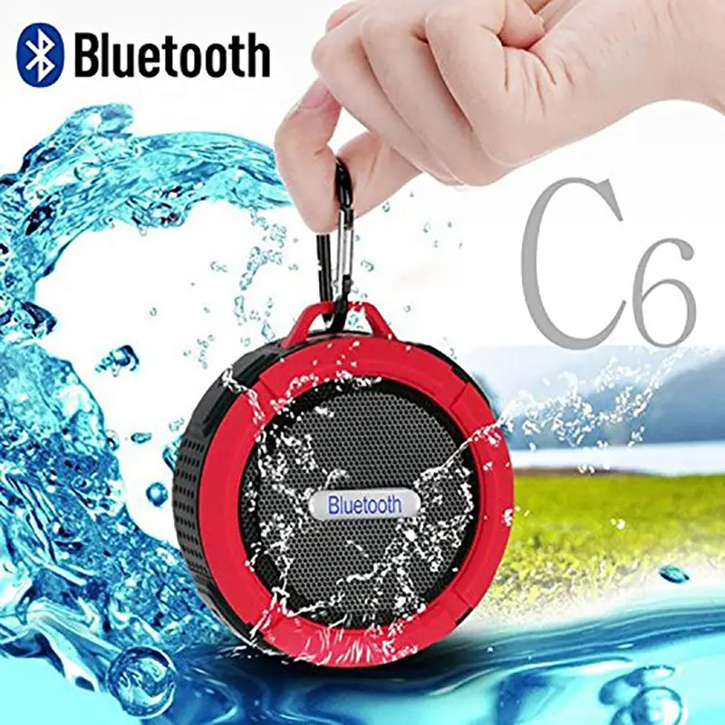 Портативная водонепроницаемая беспроводная Bluetooth колонка C6|Комплекты АС| |