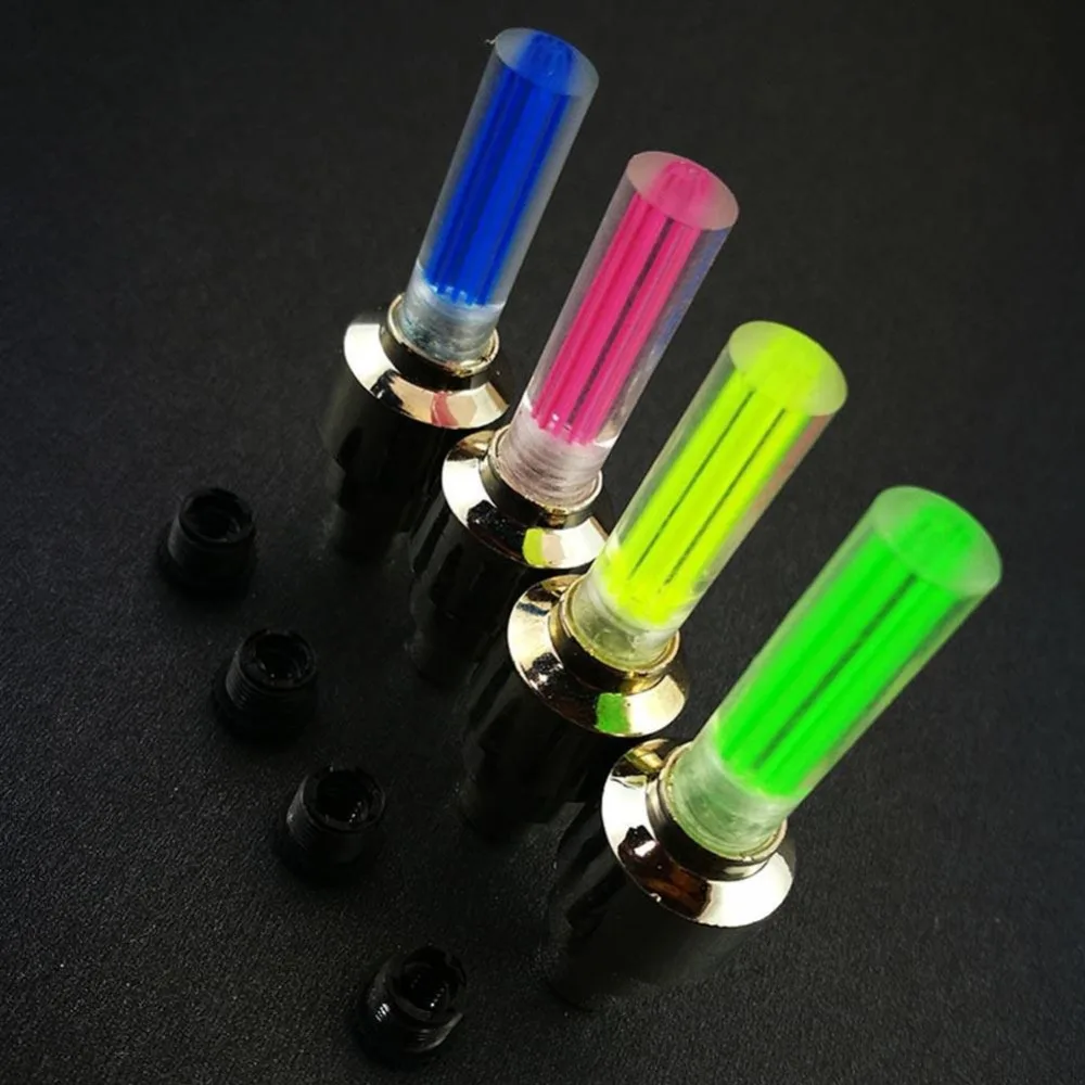 Top Bike Light Mountain Road Bike Bicycle Lights Tyre Tire Valve Caps Wheel Spokes LED Light Bike Accessories 4