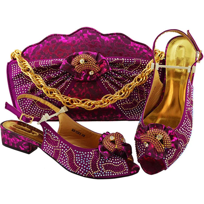 sliver Strass Ensemble Parti Qualité Chaussures Nigérian Luxe Et Royal Femmes De bleu or Haute Magenta noir Ensembles Nouvelle peach pourpre Avec Italien teal Décoré Sac Sacs a0BAAq