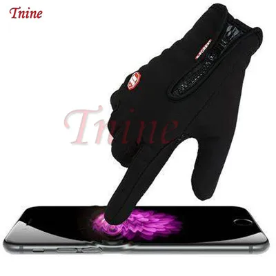 black gloves Водонепроницаемые перчатки для женщин и мужчин, Размеры s m l xl, перчатки для сенсорного экрана, перчатки для сноуборда, Размеры s m, перчатки для катания на мотоцикле, лыжах, спорта, зимнего снега, ветрозащитные перчатки, теплые - Цвет: black gloves