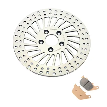 

BIKINGBOY Rear Brake Disk Pads For Harley Touring Sportster XL 883 1200 L Low 07 08 09 10 XL 1200 N Nightster Spoke Wheel 08-10