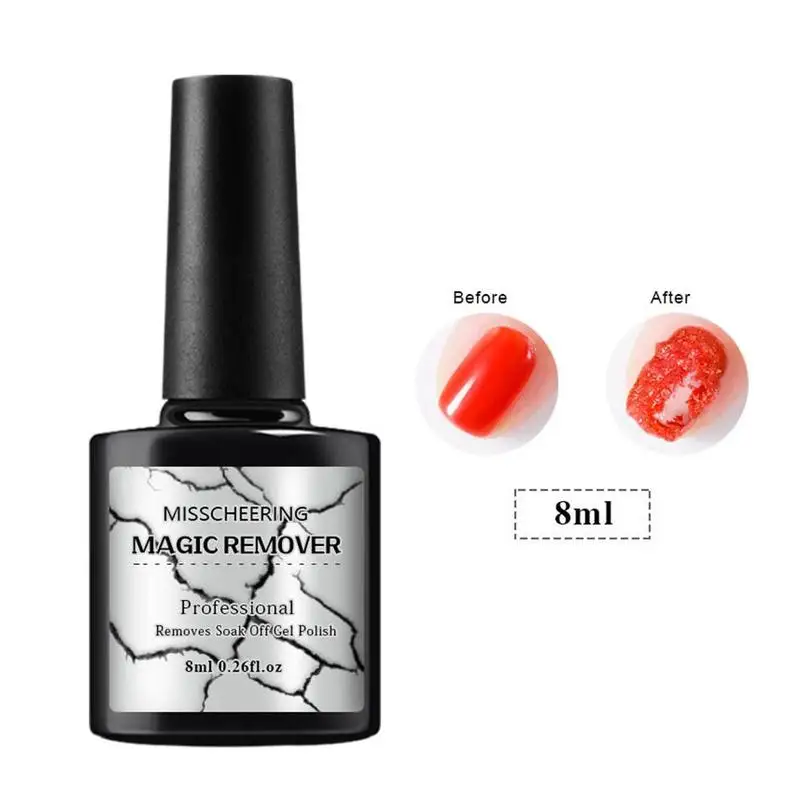 

8ml/15ml Nail Gel Polish Burst Magic Remover Soak Off UV Nail Polish Cleaner Nail Art Gel Varnish Lacquer