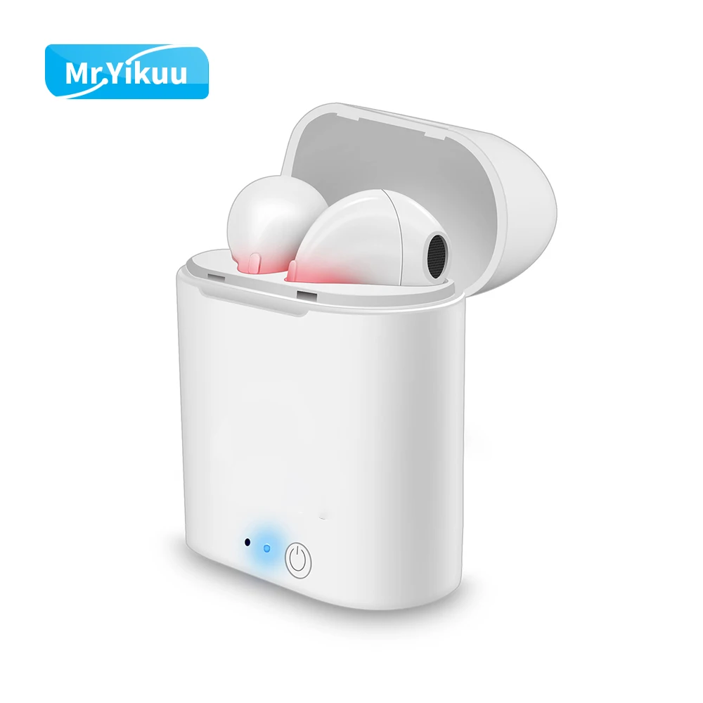 

i7s TWS Bluetooth Earphones Headset Twins Wireless Headphones Sport Stereo Air Music Earphone Earbuds For Xiaomi iPhone 8 Pods