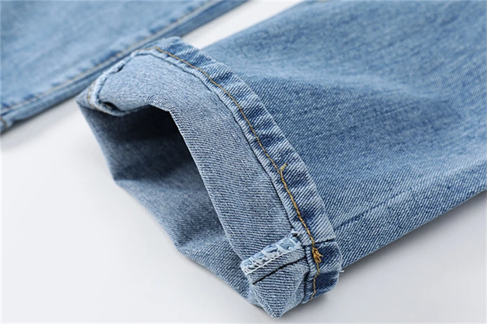 2019 Весна Осень Женские однотонные прямые брюки карманы повседневные ретро джинсы женские BF джинсовые штаны