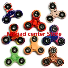 2017New hot 13 Style Tri Spinner Fidget Toy Plastic EDC Hand Spinner Anti Stress Reliever And