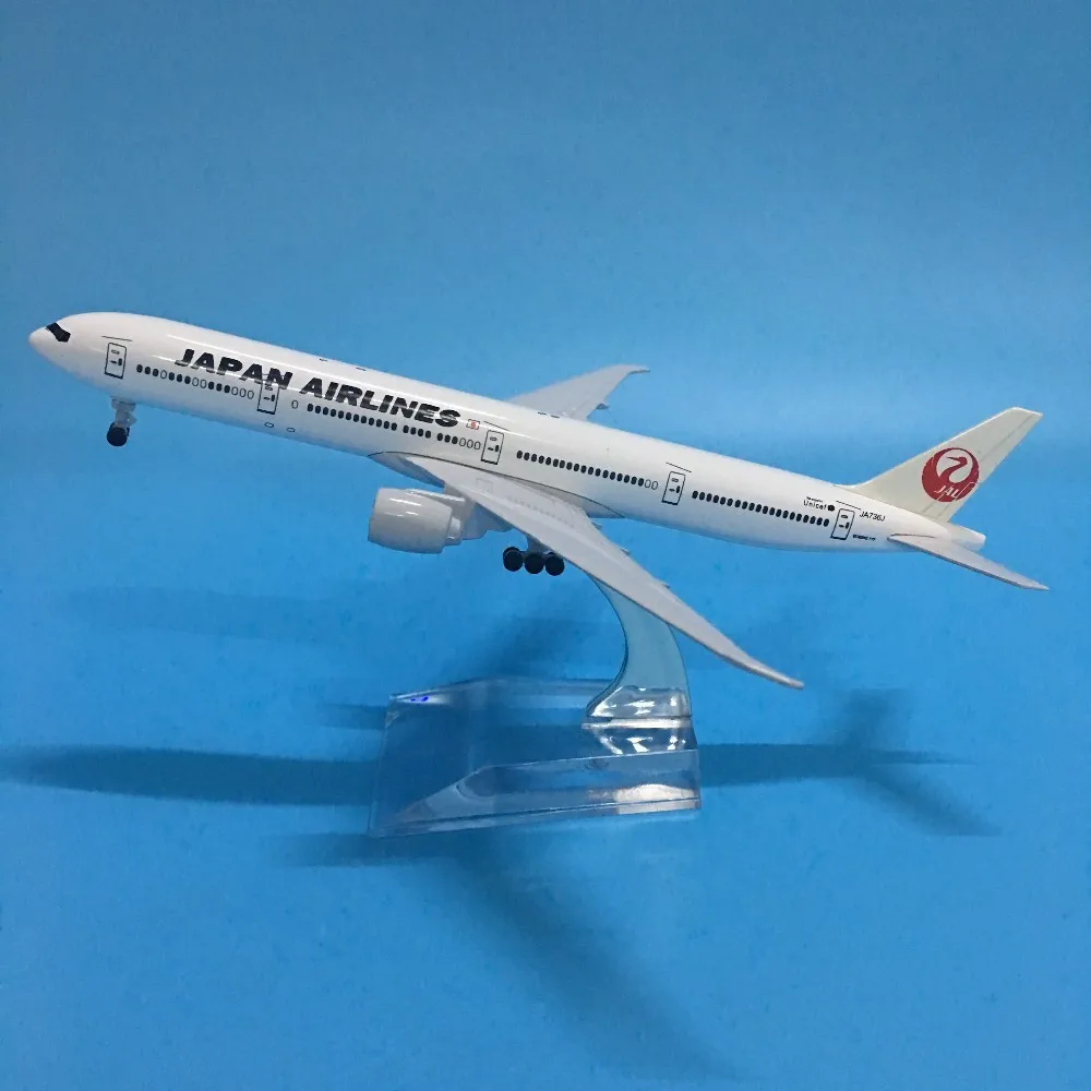JAPAN AIRLINES JAL BOEING 777 Passenger Airplane Plane Aircraft Diecast Model 