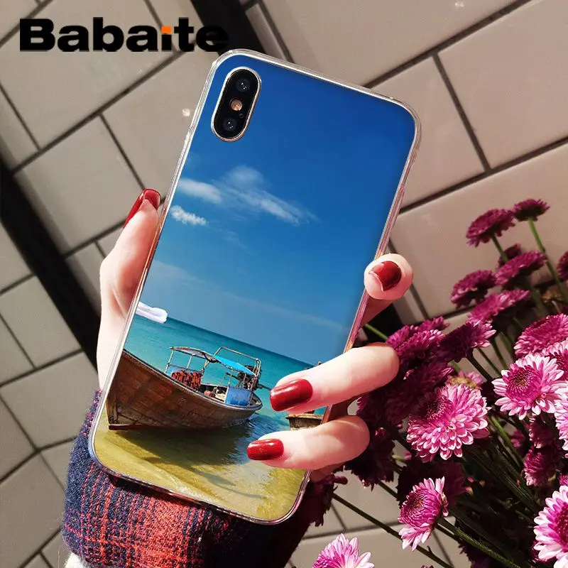 Summer beach palm