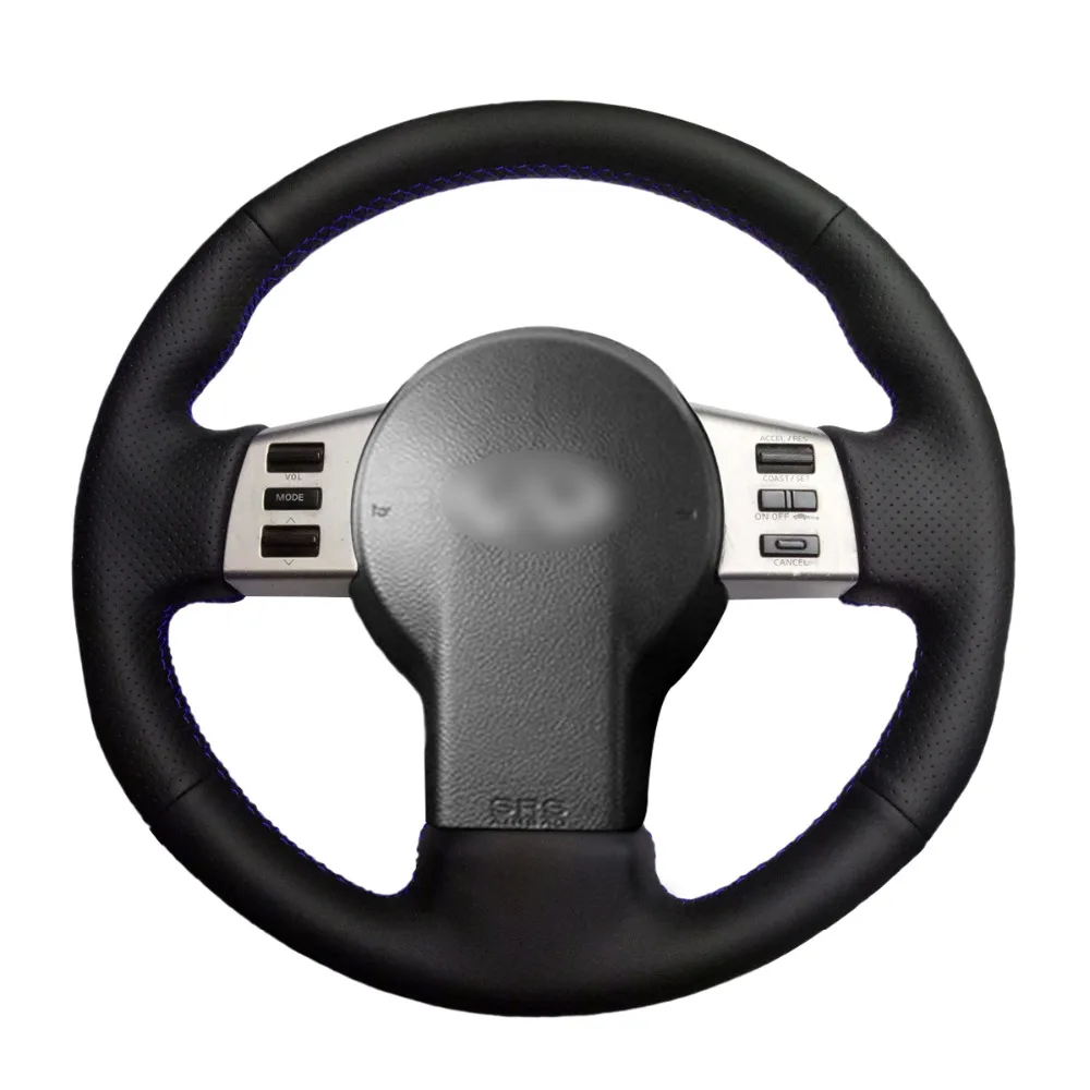 

Hand-stitched DIY Black PU Artificial Leather Car Steering Wheel Cover for Infiniti FX FX35 FX45 2003-2008 Nissan 350Z 2003-2009
