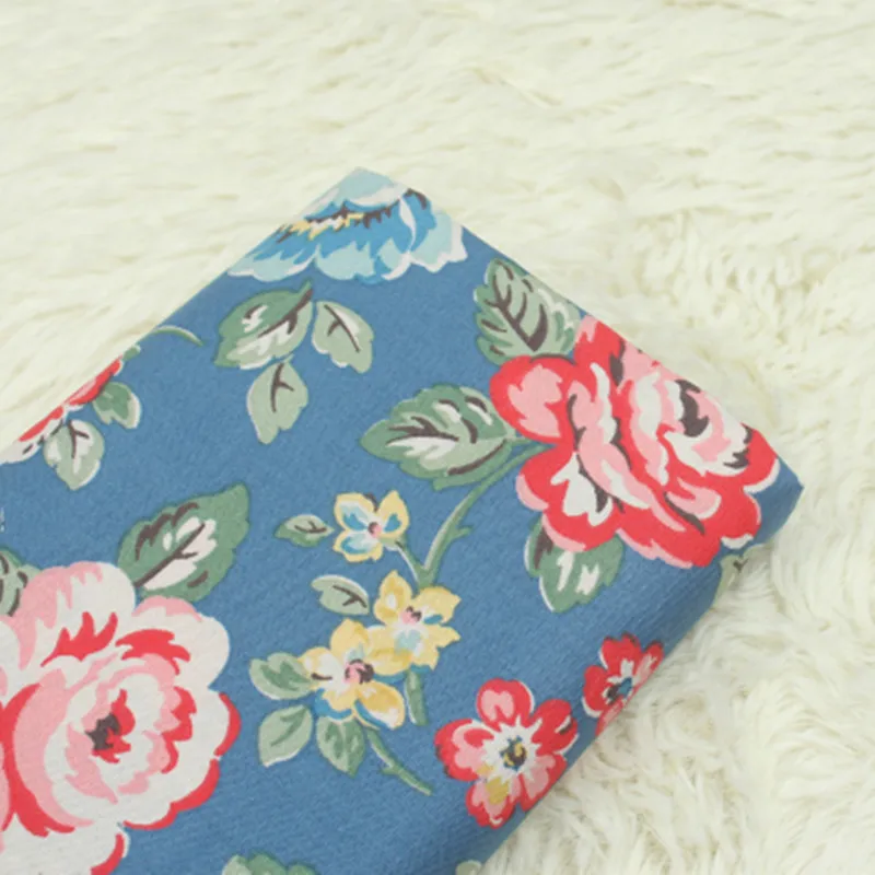 1 метр простой хлопок целлюлозы ткань с цветочным принтом, ручной работы DIY одеяло мешок подкладка ткань CR-972 - Цвет: color 25
