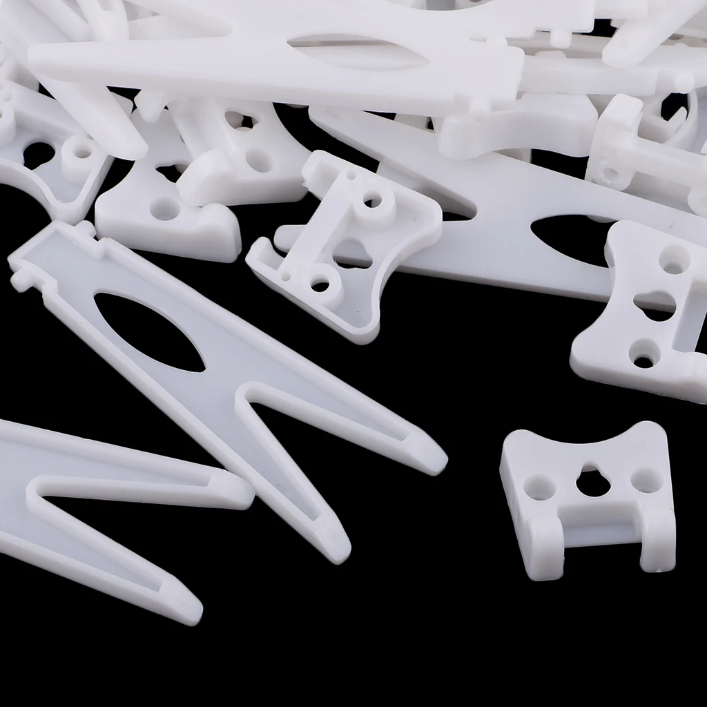 50 Pieces Plastic Photo Frame Backs Holder Stands, Swallow Tail Shaped for Handmade Photo Frame Making DIY Crafts