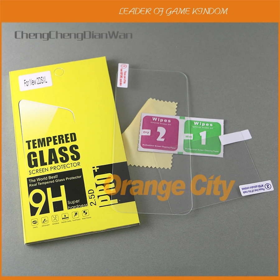 

Glass LCD Screen Protector Bottom Clear Full Cover Protective Film Guard for New 2DS XL/LL 2DSXL/2DSLL ChengChengDianWan 5
