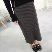 9870(1 этаж, 12, 3 этаж), Корейская версия, осенняя Новая женская трикотажная юбка 28