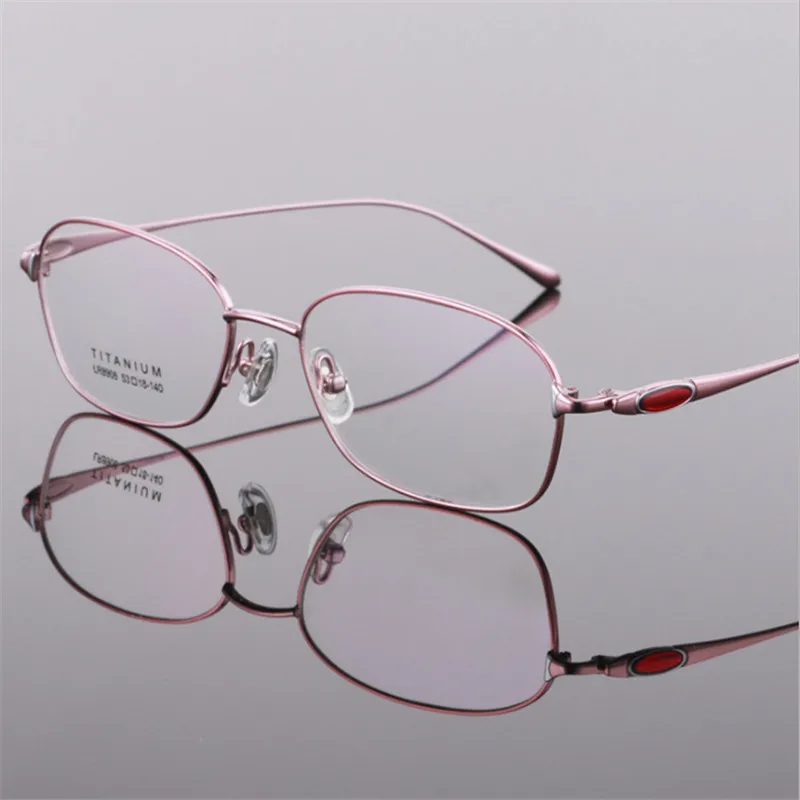 

Titanium High Quality Glasses Women Eye glasses frames Women Ultra-light Titanium Prescription Eyewear 908 Optical glasses