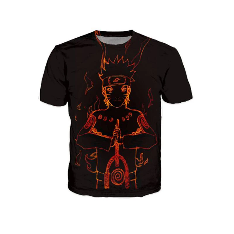 2018 One Piece Anime Luffy Naruto 3d T Shirt Print T Shirt Men Women 