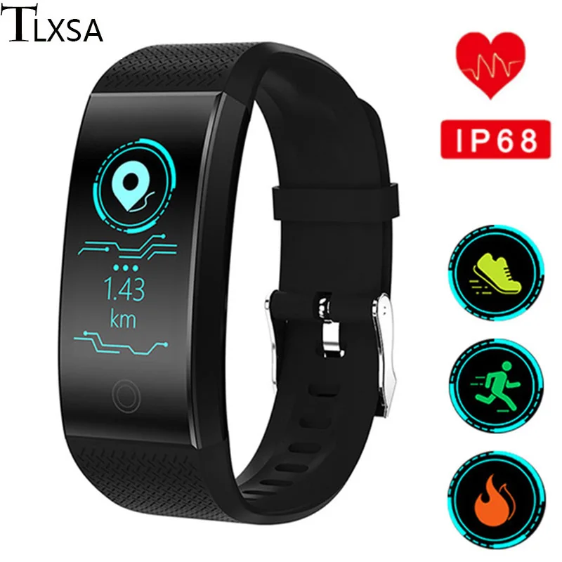 

Smart Bracelet Heart Rate Monitor IP68 Waterproof Fitness Activity Tracker Smart Wristband Sports Watch Support IOS Android