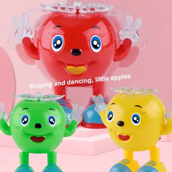 

Electric Dancing Apple Battery Operated Baby Vocal Toys with Lighting Swing Toy Electric Universal Musical Baby Kids Gift