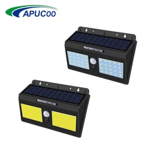 20/40 светодиодный светильник на солнечной батарее, уличный светильник с датчиком движения PIR, панель солнечной энергии, садовый светильник, уличный Уличный настенный светильник