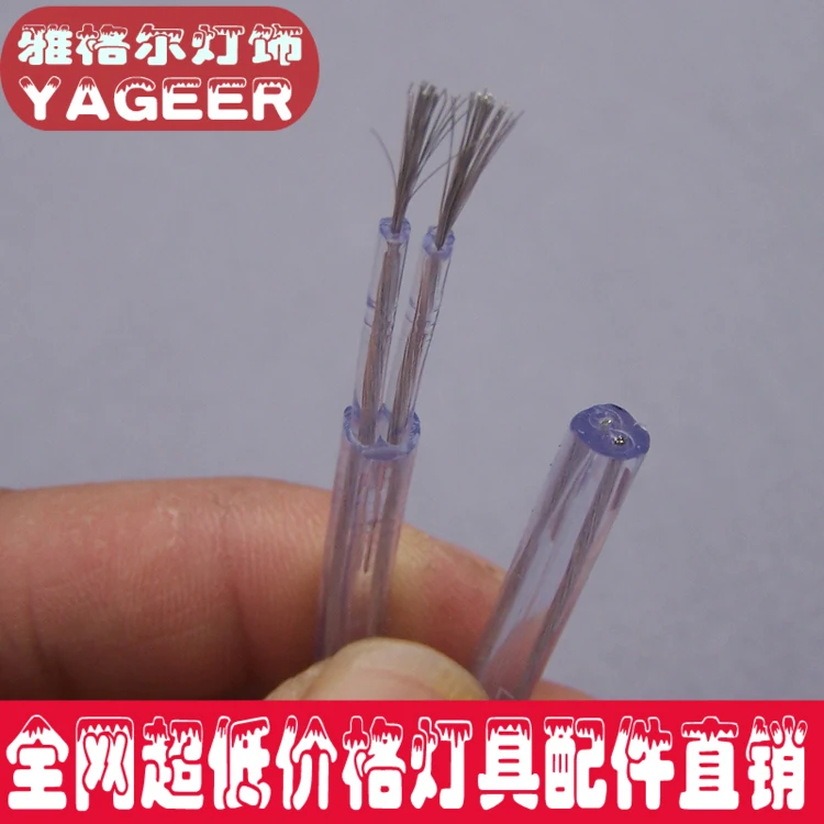  transparent 2*0.75mm power sheath cord electric cable for Lighting lamps electrical wire pendant ch - 32873386759