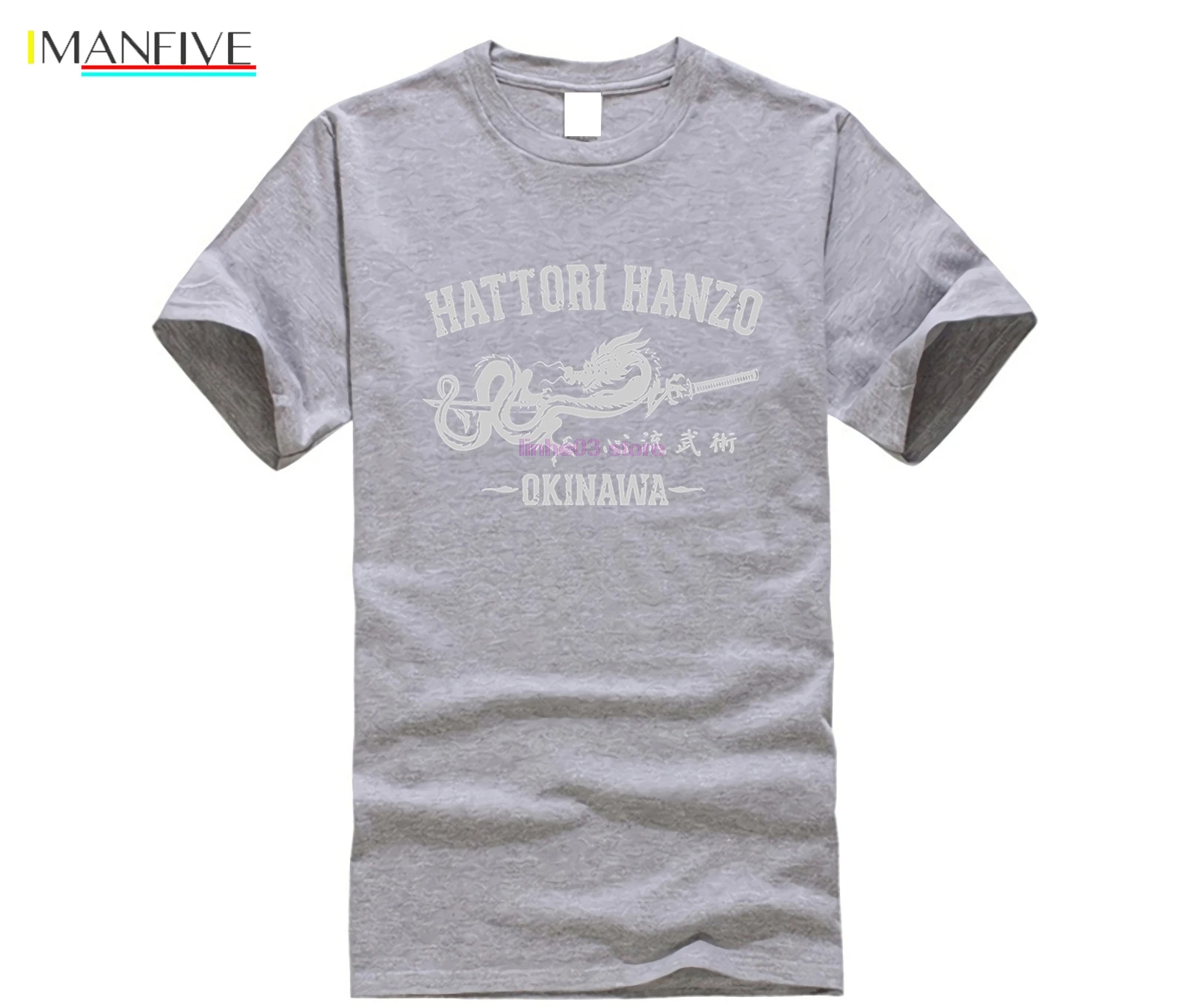

Tops Summer Cool Funny T Shirt Hatori Hanzo Japanese Samurai Swords Kill Bill Katana Printed T shirt FN9157 Print T Shirt Men