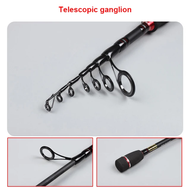 Best Price Hot Selling 1.98M/2.1M/2.4M/2.7M Telescopic Lure Fishing Rod Spinning Casting Type Anti-scratch Paint Carbon Rod Best Price Hot Selling 1.98M/2.1M/2.4M/2.7M Telescopic Lure Fishing Rod Spinning Casting Type Anti-scratch Paint Carbon Rod