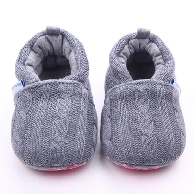 knitting wool baby shoes can not afford to newborn boys girls first