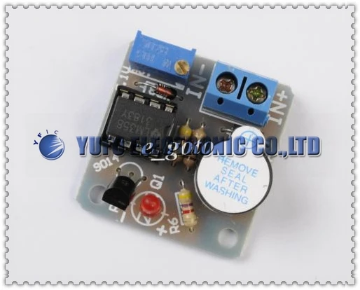 

Free Shipping 9V Accumulator Sound Light Alarm Buzzer Prevent Over Discharge Controller