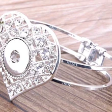 Горячая оснастки браслет и браслеты высокого качества сплава браслет подходит 18 мм очаровательные пуговицы защелки ювелирные изделия 041205