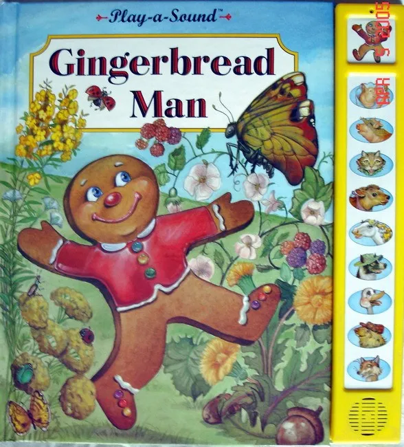 English original sound book super villain Ginrd Man Gingerbread format