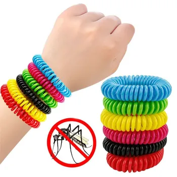 

TTLIFE News 10 Anti Mosquito Insect Repellent Bracelet Natural Waterproof Spiral Wrist Bands Random color